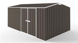 EasyShed D4530 Tall Truss Roof Garden Shed - Jasmine Brown