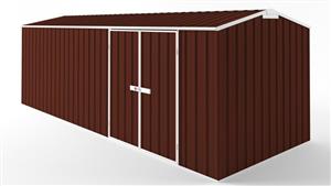 EasyShed D6023 Truss Roof Garden Shed - Heritage Red