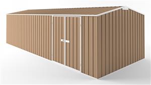 EasyShed D7530 Tall Truss Roof Garden Shed - Pale Terracotta