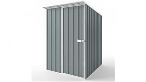 EasyShed S1519 Skillion Roof Garden Shed - Armour Grey