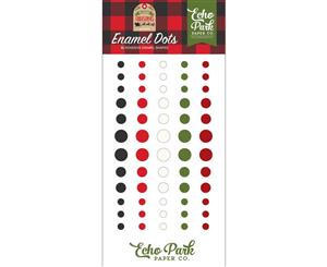 Echo Park - Adhesive Enamel Dots 60 pack My Favourite Christmas