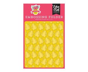 Echo Park Embossing Folder 5X5.875 Summer Fun Perfect Palm