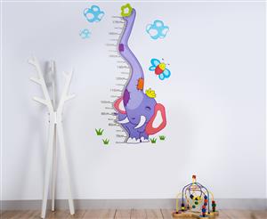 Elephant Height Chart Wall Decal