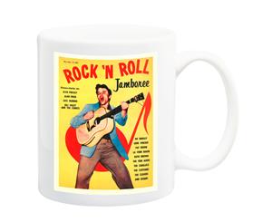 Elvis Rock n Roll Jamboree Mug - 11 Fluid Oz