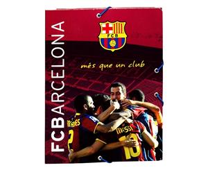 Fc Barcelona Official A5 Hardback Football Crest Binder File (Scarlet) - SG1403