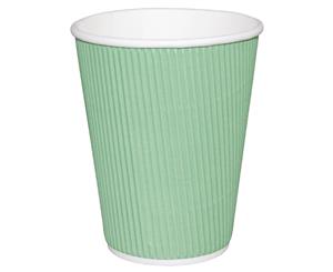 Fiesta Takeaway Coffee Cups Ripple Wall Turquoise 225ml X500