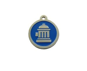 Fire Hydrant ID Tag - Blue & Silver