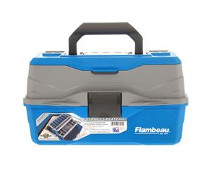 Flambeau Classic 2-Tray Tackle Box Blue