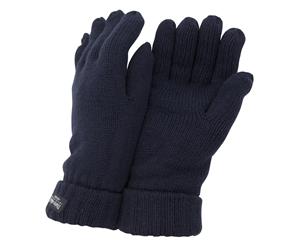 Floso Ladies/Womens Thinsulate Winter Knitted Gloves (3M 40G) (Navy) - GL195