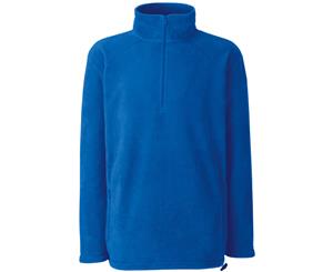 Fruit Of The Loom Mens Half Zip Outdoor Fleece Top (Royal) - BC374