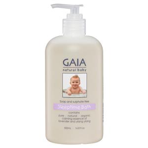 Gaia Natural Baby Sleeptime Bath Wash 500ml