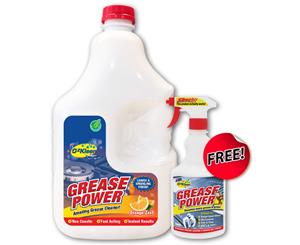 Grease Power 3LTR + 500ml FREE PROMOTION Grease & Grime Kitchen Cleaner