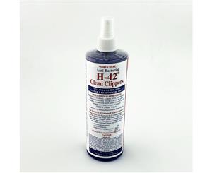 H-42 Virucidal Anti-Bacterial Clean Clippers Blade Cleaner 16oz Spray (473ml)