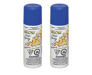 Hair Spray - Neon Blue 2 Pack