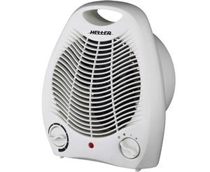 Heller 2000W Portable Fan Heater Adjustable Thermostat for Floor Table Desk HUF6