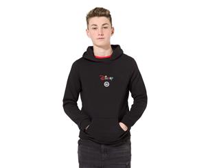 Hype Disney Black Lockup Kids Kids Unisex Pullover Hoodie - Black