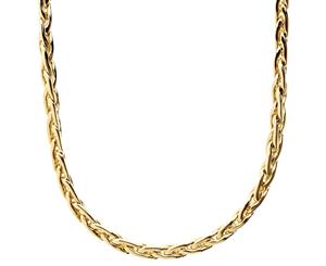 Iced Out Bling SLIM BASKET CHAIN - 4mm gold - Gold
