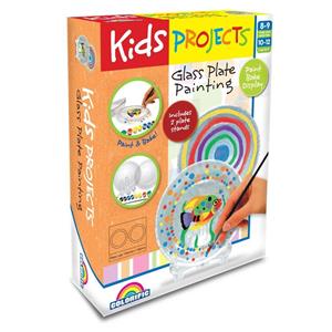 Kids Projects Glass Plate Painting Kit