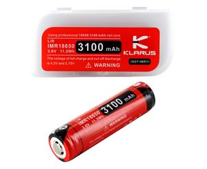 Klarus 18GT 18650 IMR Battery - 3100mAh