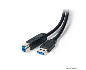 Laser 2m USB 3.0 Type A to Type B Cable Male to Male