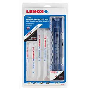 Lenox Gold 13 Piece Multipurpose Reciprocating Saw Blade Kit