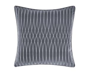 Linen House Northbrook Continental Sham Pillowcase Cover (Grey) - RV1314