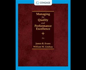 Managing for Quality and Performance Excellence  11th edition