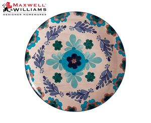 Maxwell & Williams Majolica 36.5cm Round Ceramic Dessert Cheese Platter Peach