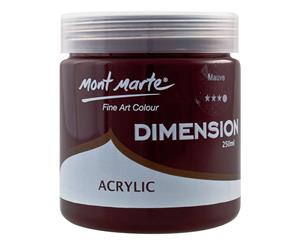 Mont Marte Dimension Acrylic Paint 250ml Pot - Mauve