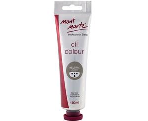 Mont Marte Oil Paint 100ml Tube - Neutral Grey