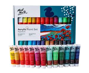 Mont Marte Signature Acrylic Paint Set - 24pc x 36ml Tubes