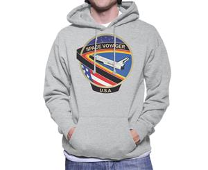 NASA STS 61C Space Shuttle Columbia Mission Patch Men's Hooded Sweatshirt - Heather Grey