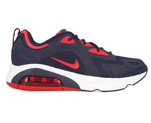 Nike Men's Air Max 200 Sneakers - Obsidian/University Red