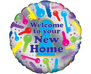 Oaktree 18 Inch Welcome To Your New Home Balloon (Multicoloured) - SG4237