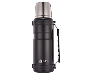 Oasis Vacuum Insulated Flask 1 Litre - Black