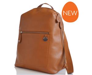 Pacapod Hartland Leather Nappy Bag Tan