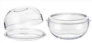 Palm Tritan Salad Bowl and Clear Lid