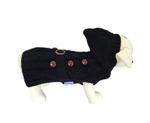 Paris Dog Sweater - Black