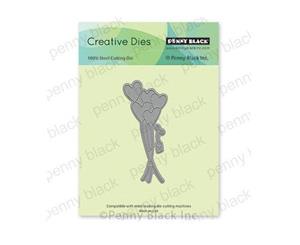 Penny Black Creative Dies - Love Balloons 1.5in x 3.5in