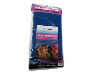 Petworx Polyfibre Plus Pad 10X18" 25X45Cm Cut To Fit Filter Media Pad Poly Fibre