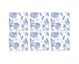 Pimpernel Botanic Blue Coasters Set of 6