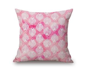 Pink Cotton&linen Pillow Cover 80694