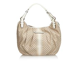 Pre-Loved Celine Macadam Jacquard Hobo Bag