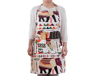 Printed Animal Kitchen Aprons for Women