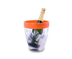 Pulltex Silicone Top Ice Bucket - Orange