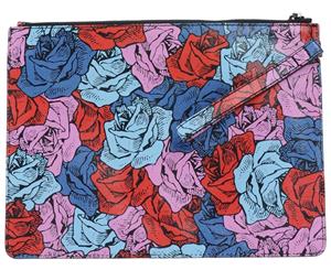 Reece Hudson Rose Print Clutch - Multicolour