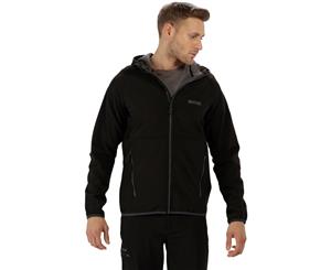 Regatta Mens Arec II Warm Backed Lightweight Softshell Jacket Coat - Black(Sgrey)