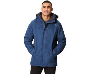 Regatta Mens Highside III Breathable Hooded Waterproof Coat Jacket - Dark Denim