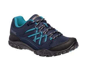 Regatta Womens Edgepoint III Waterproof Light Walking Shoes - Navy/Enamel