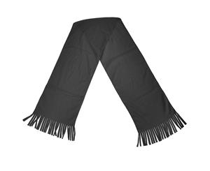 Result Adults Unisex Active Fleece Winter Tassel Scarf (Charcoal) - BC873